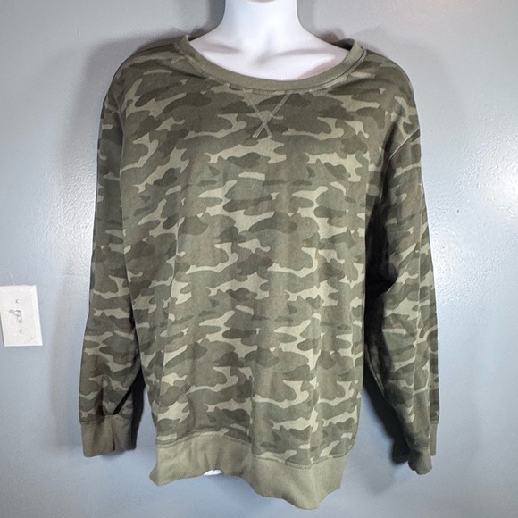 Amazon Essentials Camo Print Sweatshirt – Size 6X (Plus) - Picture 7 of 12